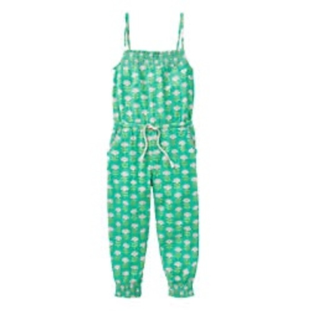 Girls Boden floral jumpsuit size 12/14